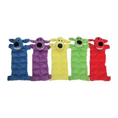 Multipet Multipet Assorted Plush Squeaker Mat Dog Toy Small 47103